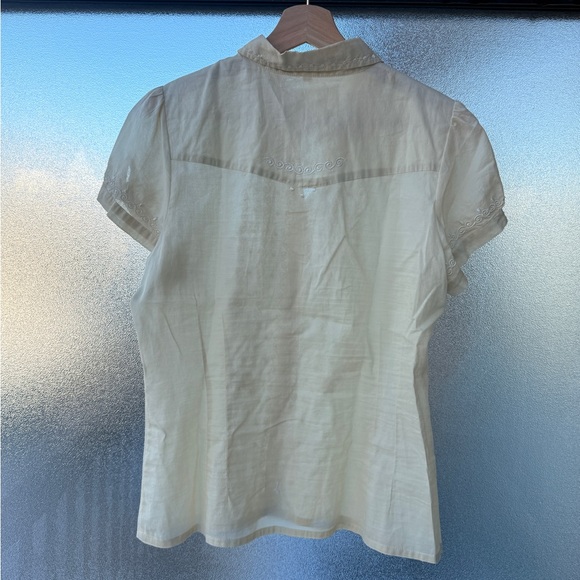 Johnny Was Collection Embroidered Button Down - Picture 2 of 3